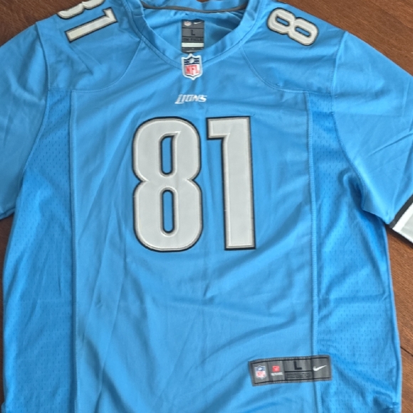 Nike Blue and Silver Men's Jersey - Picture 1 of 2